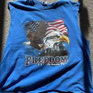 “Freedom” Mens tank top (2x)